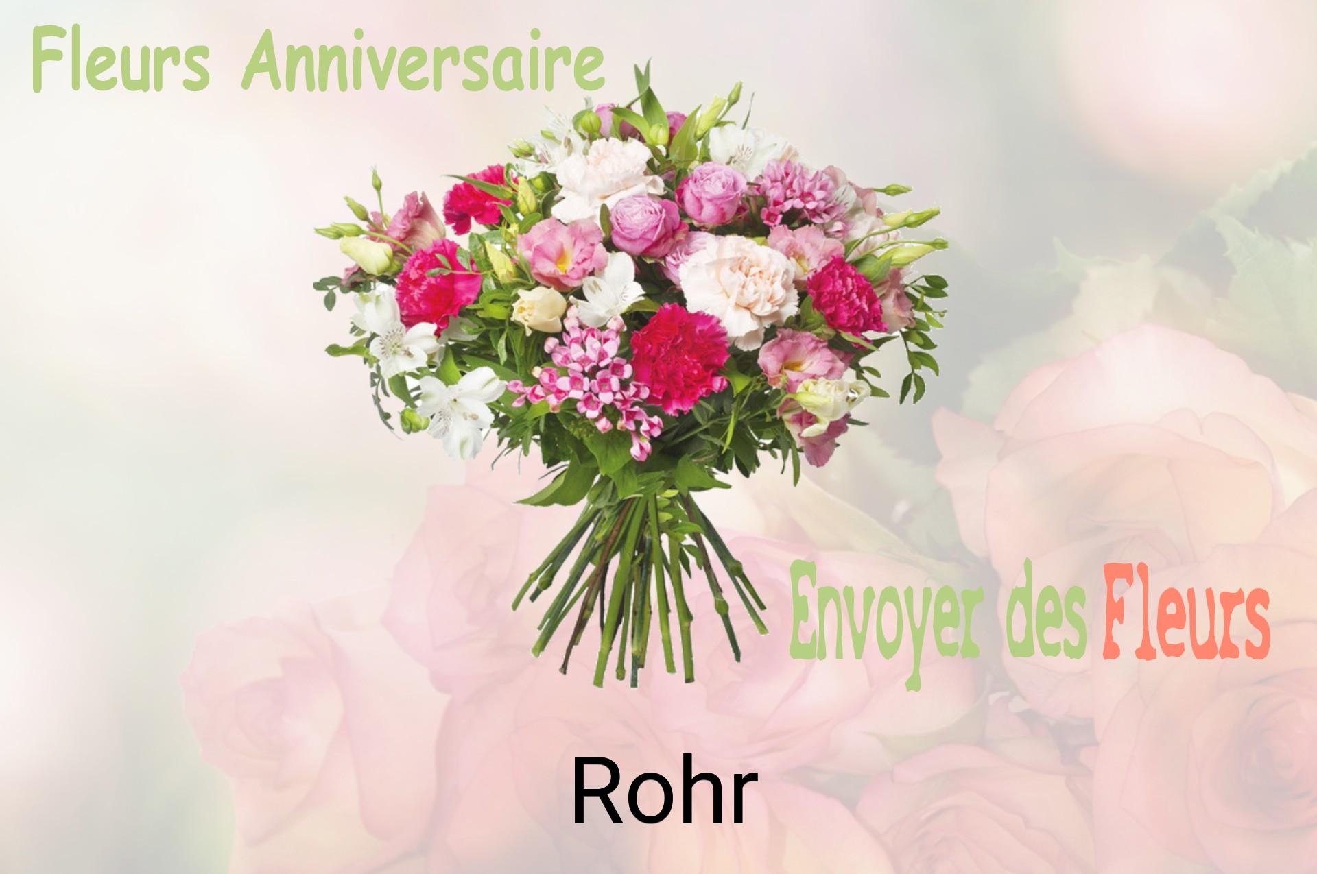 Bouquet de fleurs d’anniversaire livré à Rohr